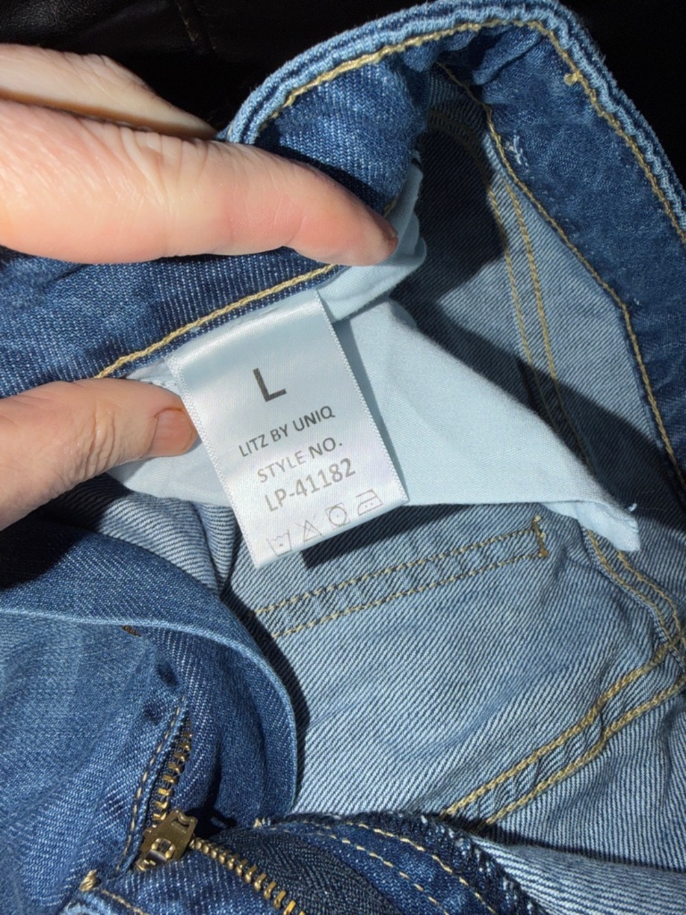 Distressed Light Blue Wide-Leg Jeans by Rue21 - Picture 6 of 7